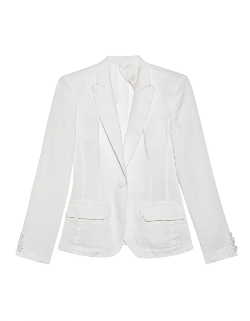 Leinen-Blazer