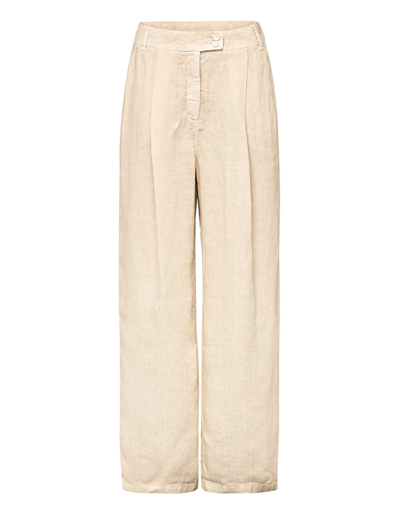 Wide-Leg Leinen-Hose