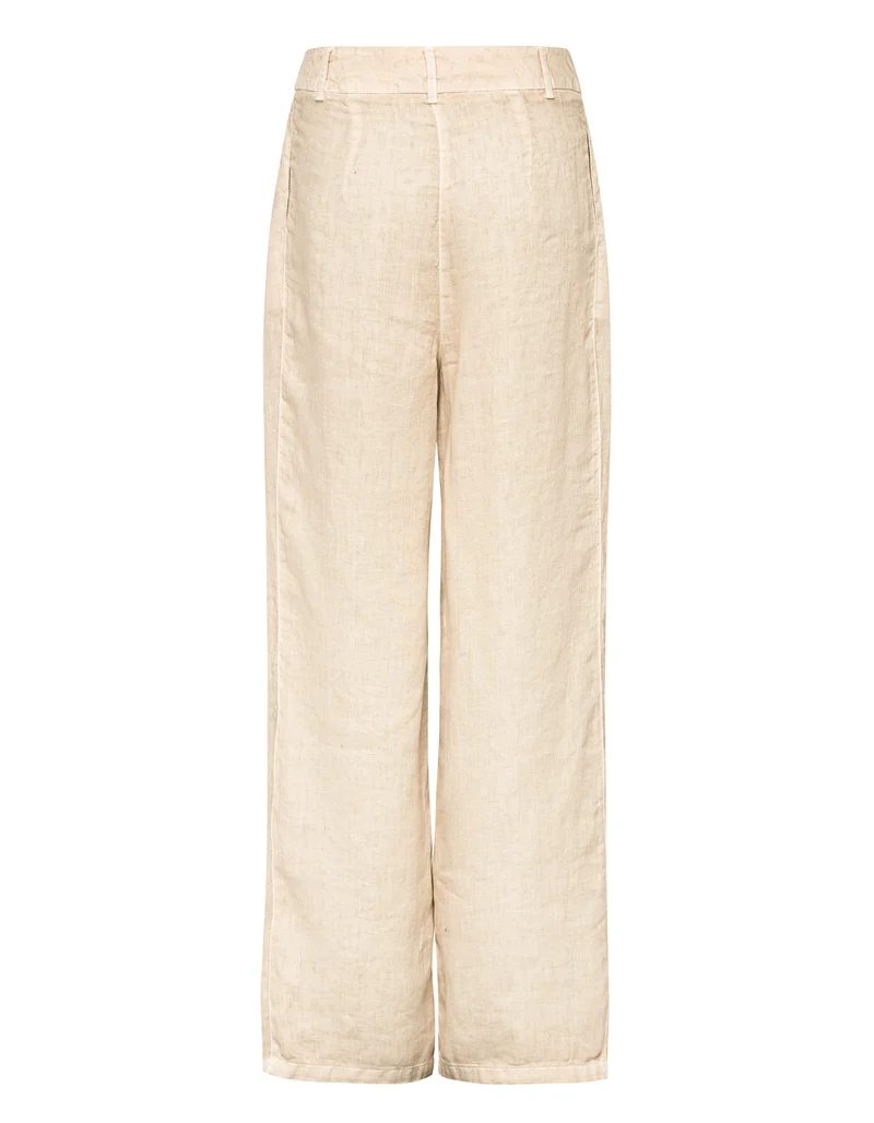 Wide-Leg Leinen-Hose