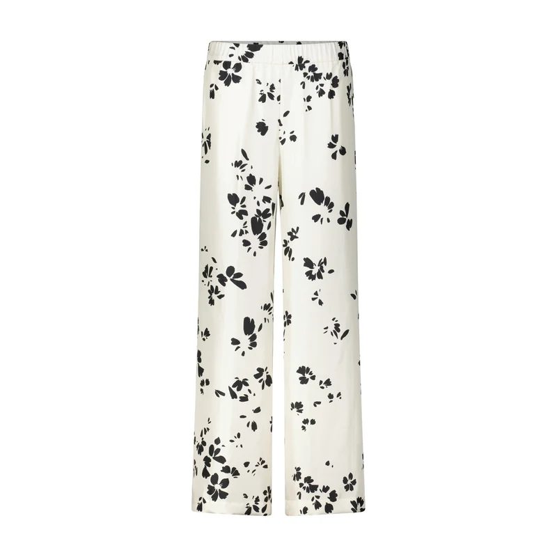 Wide-Leg Hose aus Seide