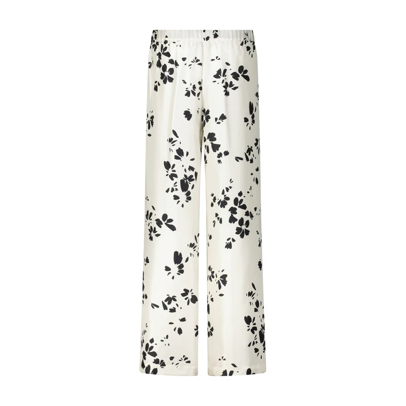 Wide-Leg Hose aus Seide