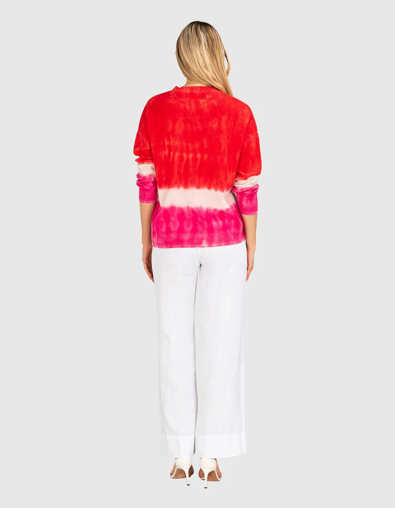 Wide-Leg Leinen-Hose