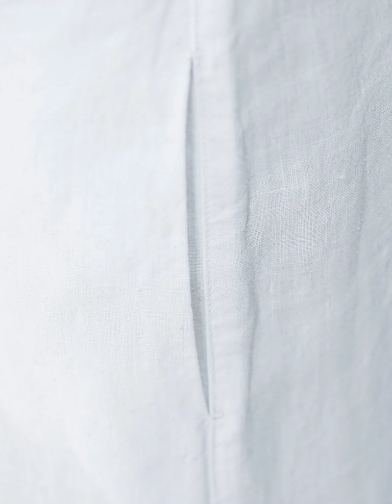 Wide-Leg Leinen-Hose
