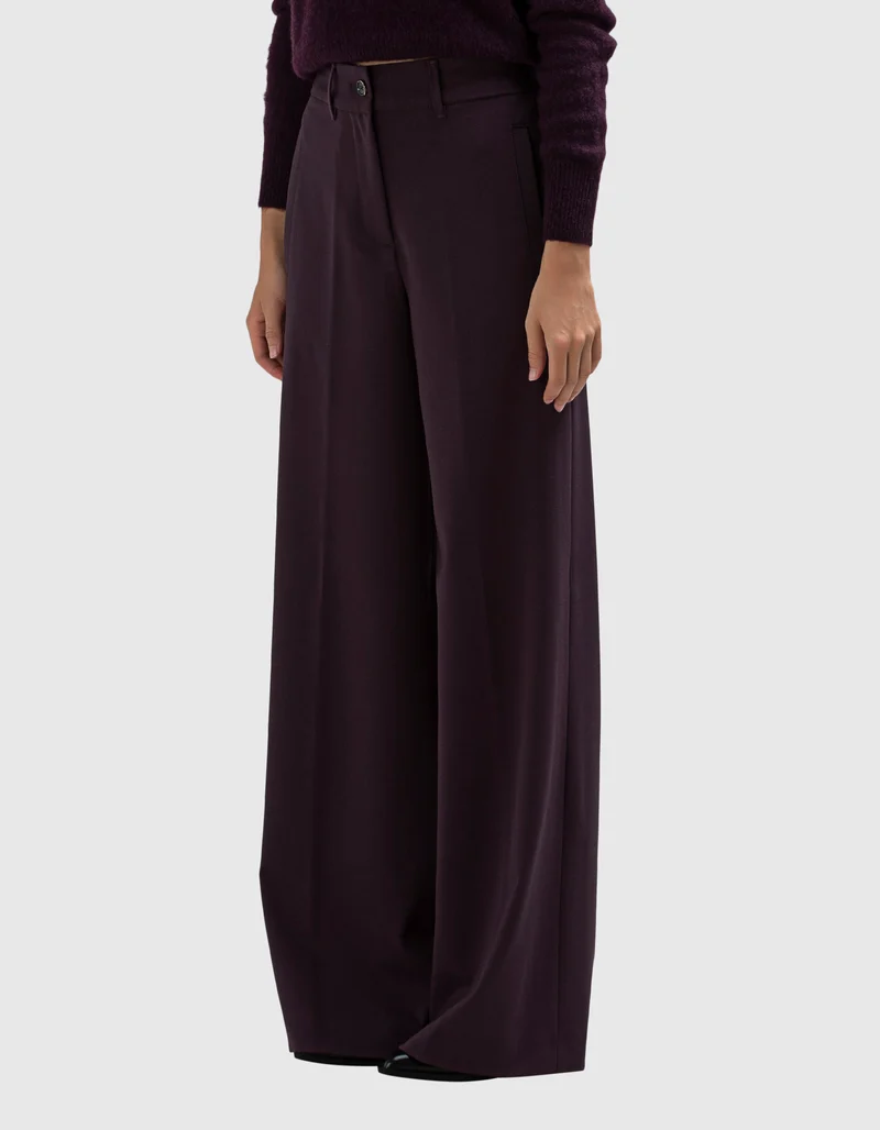 Wide-Leg Woll-Mix Hose Astrid