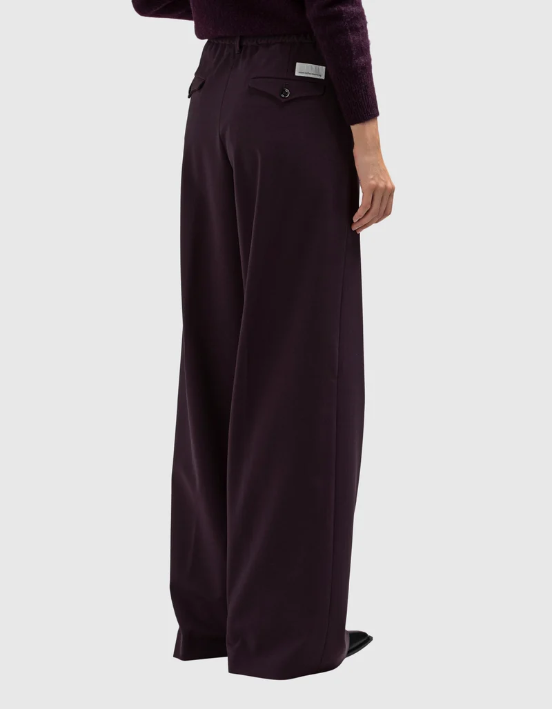 Wide-Leg Woll-Mix Hose Astrid