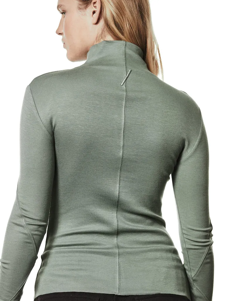 Longsleeve mit Stehkragen