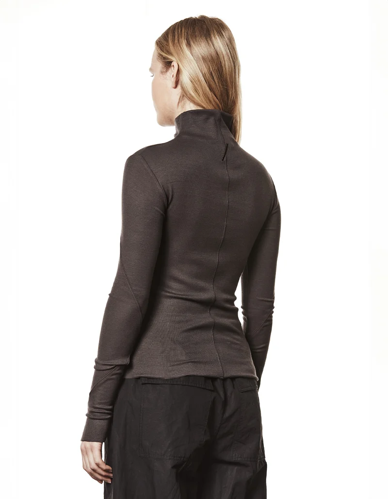 Longsleeve mit Stehkragen