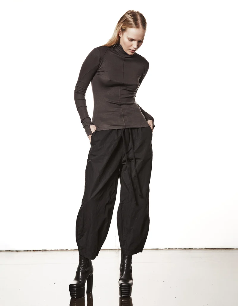 Longsleeve mit Stehkragen