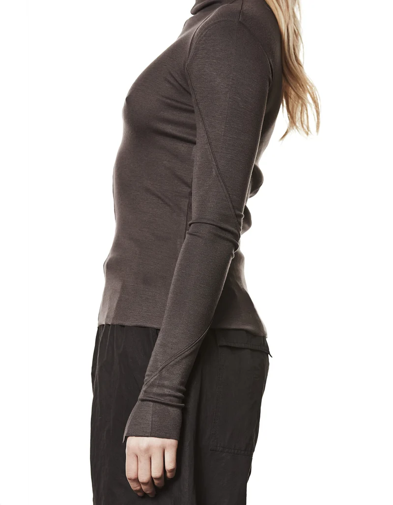 Longsleeve mit Stehkragen