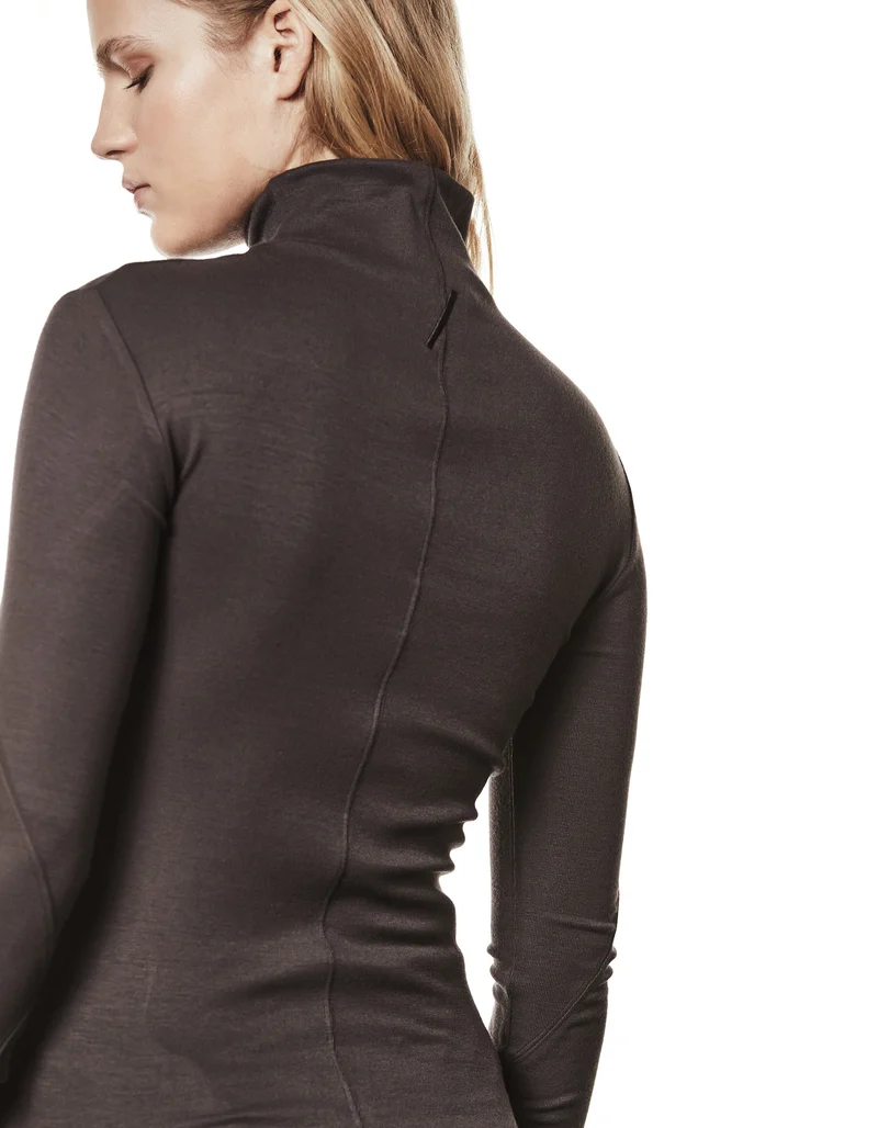 Longsleeve mit Stehkragen