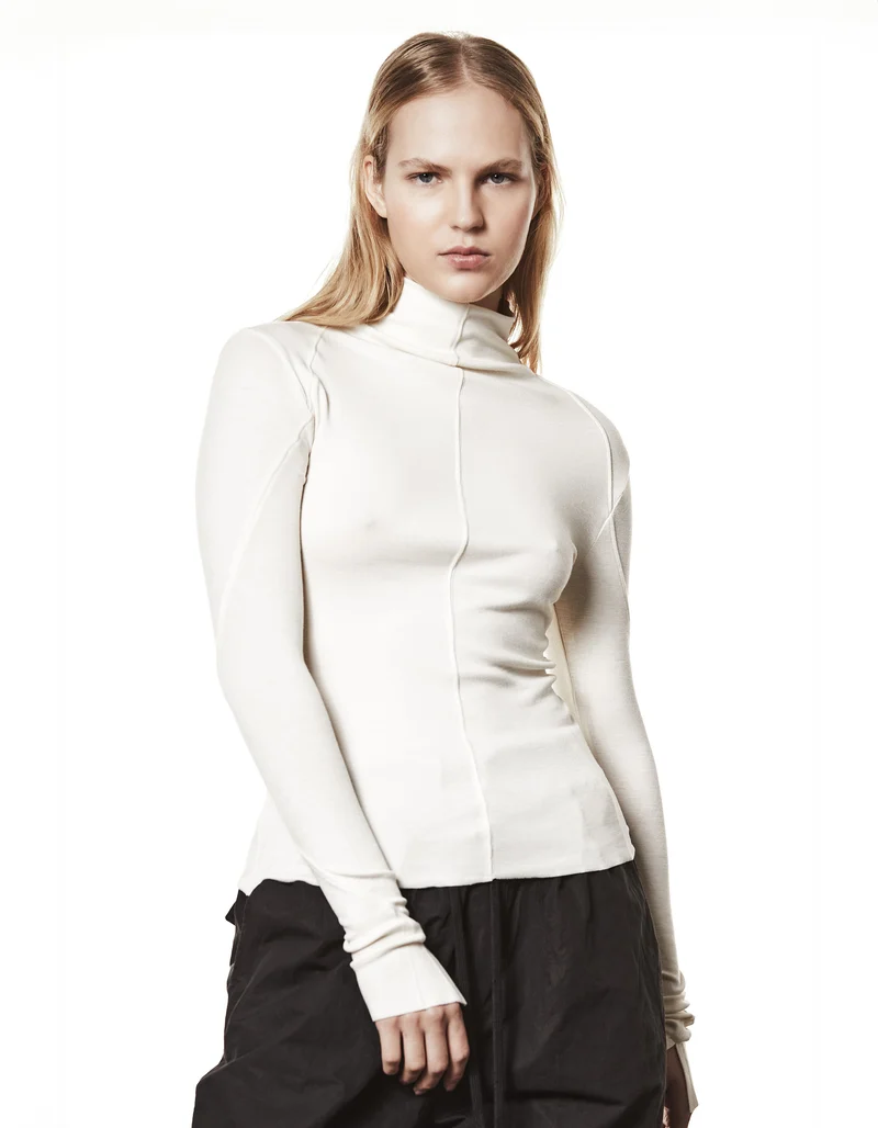 Longsleeve mit Stehkragen