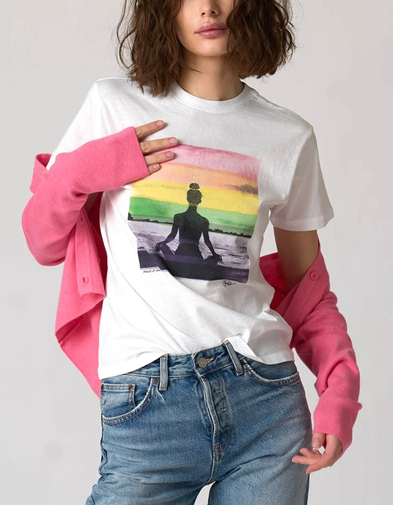 Bedrucktes T-Shirt Peace of Mind Mushie