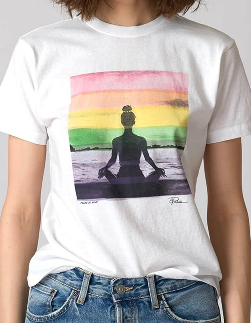 Bedrucktes T-Shirt Peace of Mind Mushie