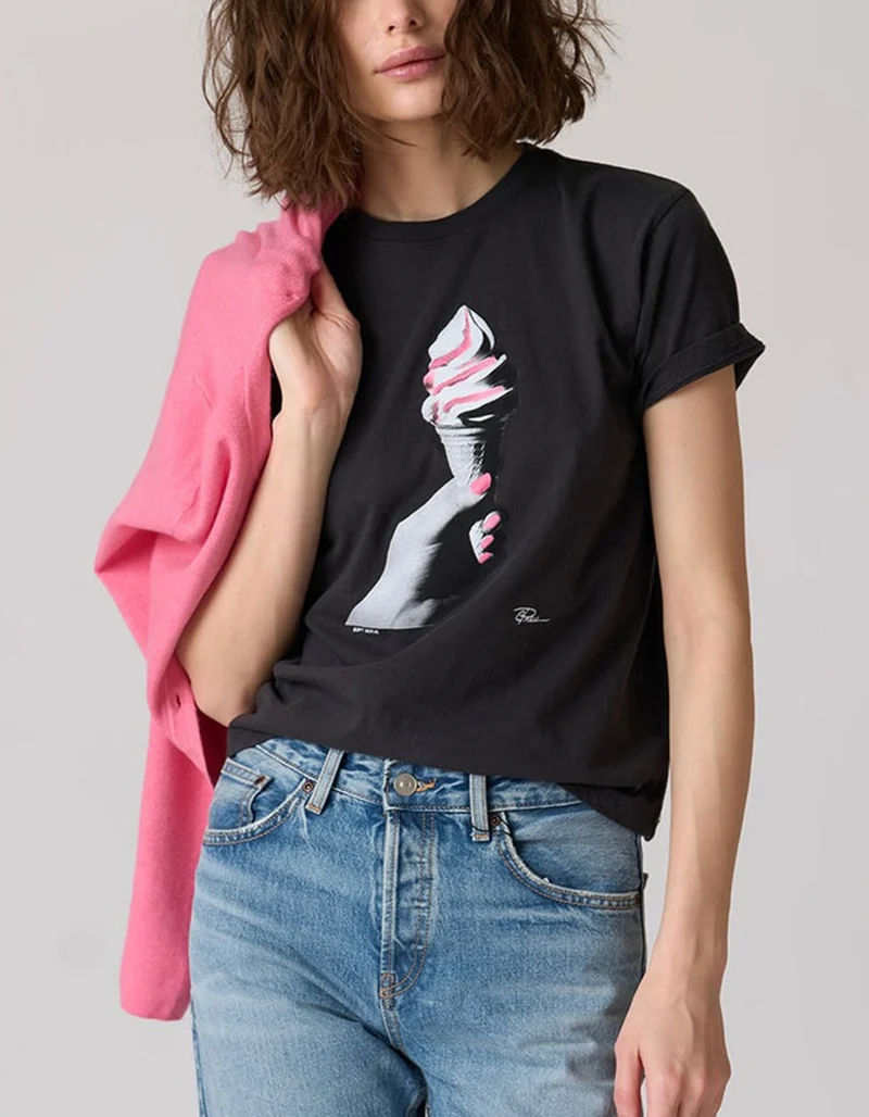 Bedrucktes T-Shirt Soft Serve Mushie