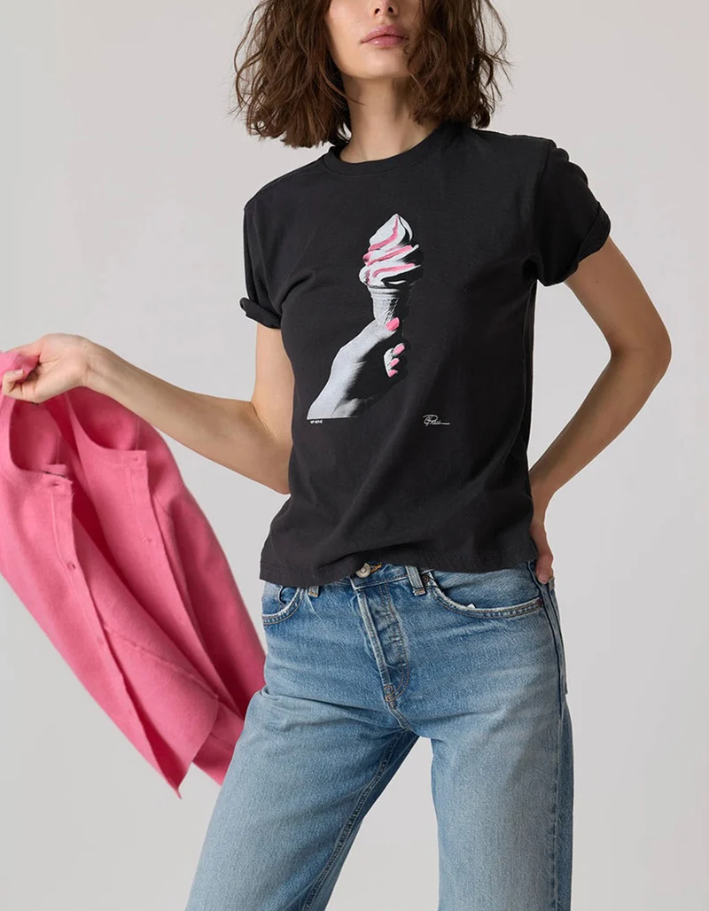Bedrucktes T-Shirt Soft Serve Mushie