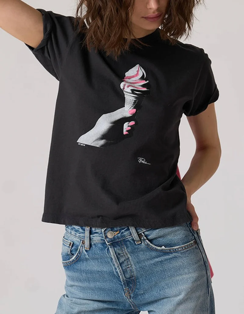Bedrucktes T-Shirt Soft Serve Mushie
