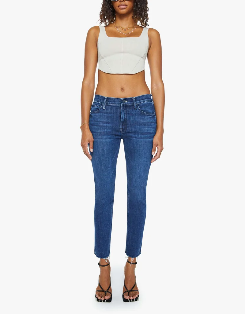 Skinny-Fit Jeans Dazzler Ankle Fray