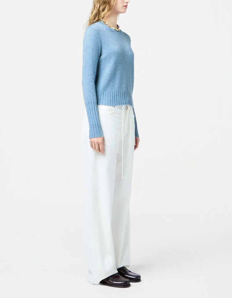 Feinstrick-Kaschmir-Pullover Shrunken