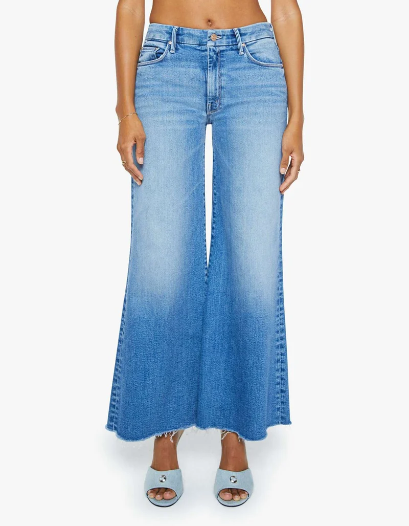 Wide-Leg Jeans The Roller Fray