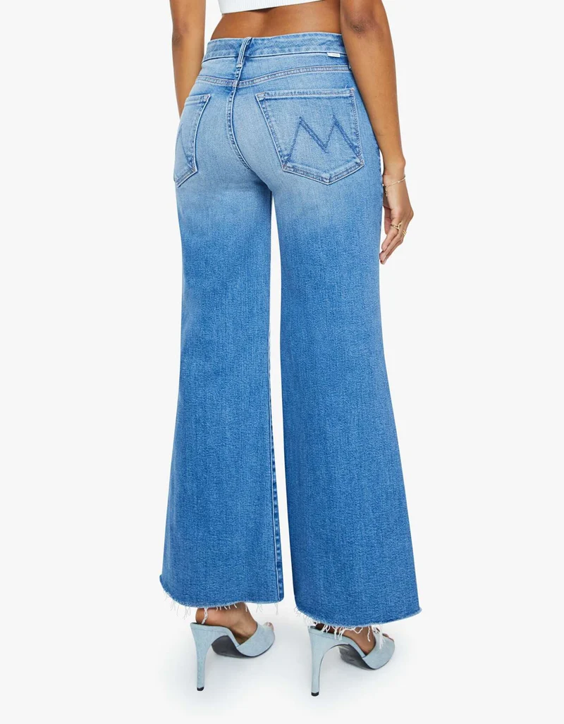 Wide-Leg Jeans The Roller Fray