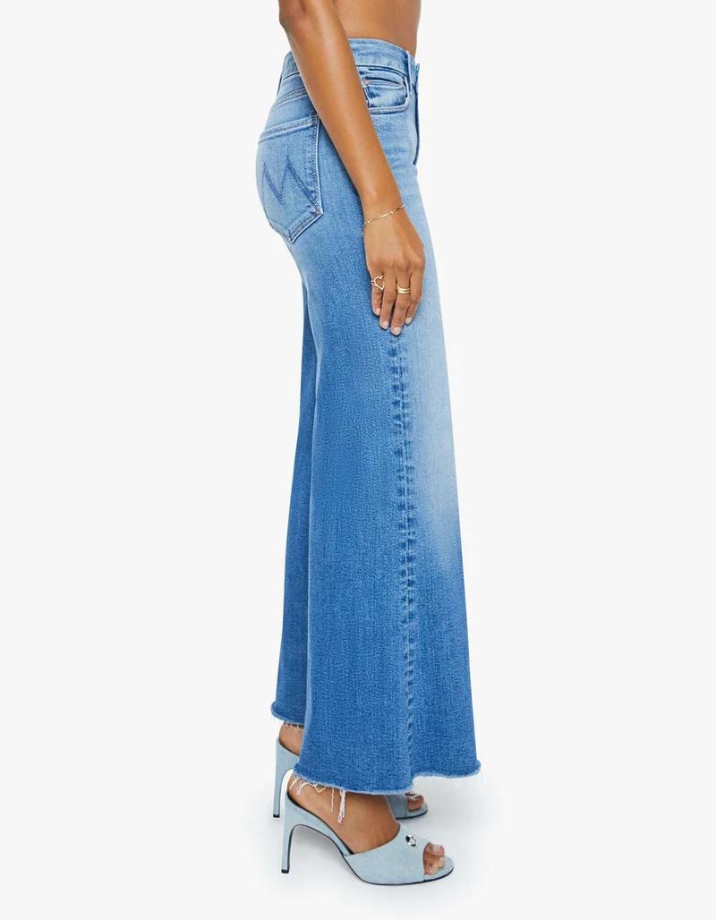 Wide-Leg Jeans The Roller Fray