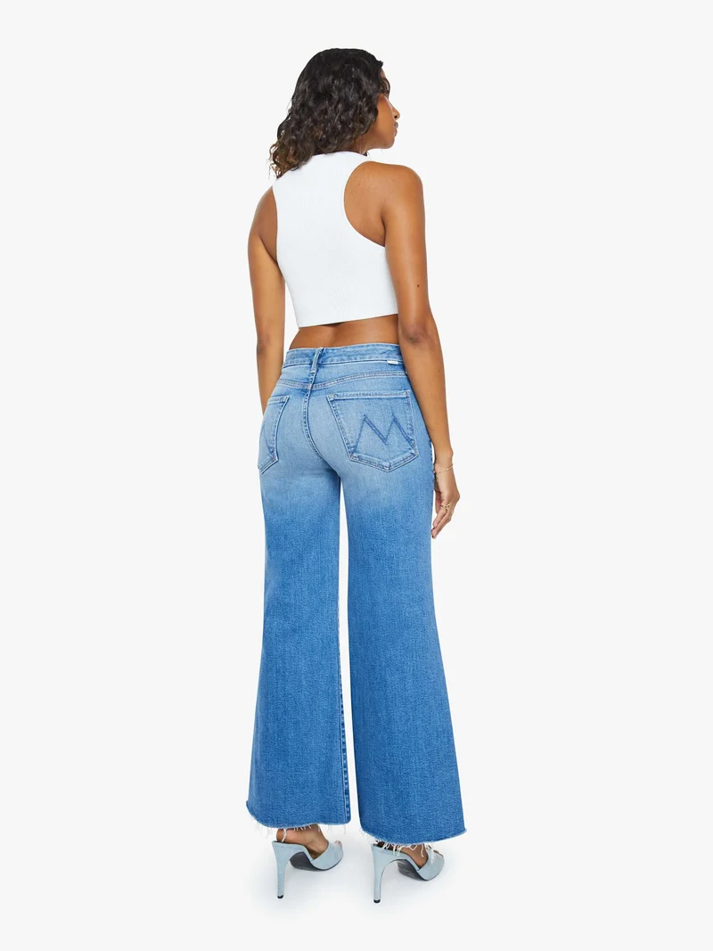 Wide-Leg Jeans The Roller Fray