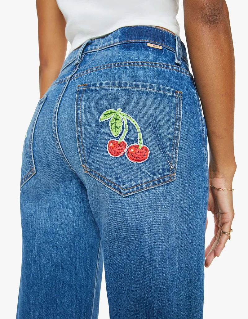 Cropped Wide-Leg Jeans The Dogder Ankle