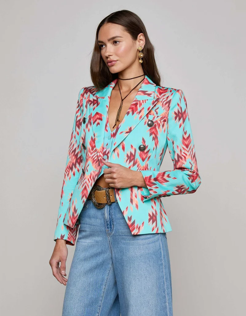 Gemusterter Blazer Marie