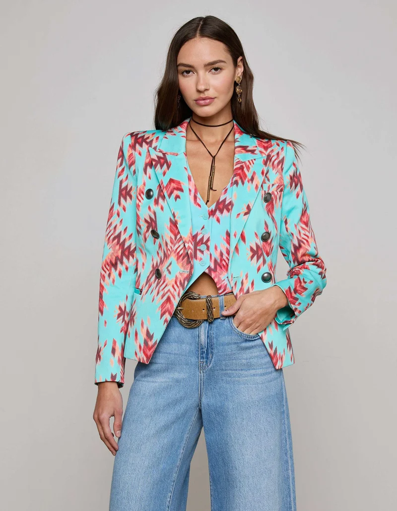 Gemusterter Blazer Marie