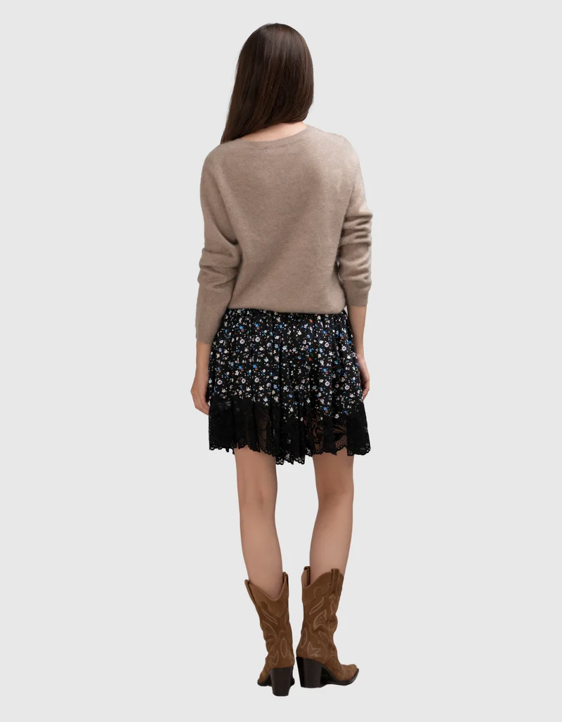 Fuzzy Kaschmir-Pullover Kairo