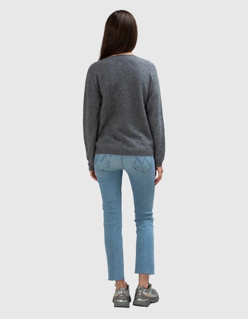 Fuzzy Kaschmir-Pullover Kairo