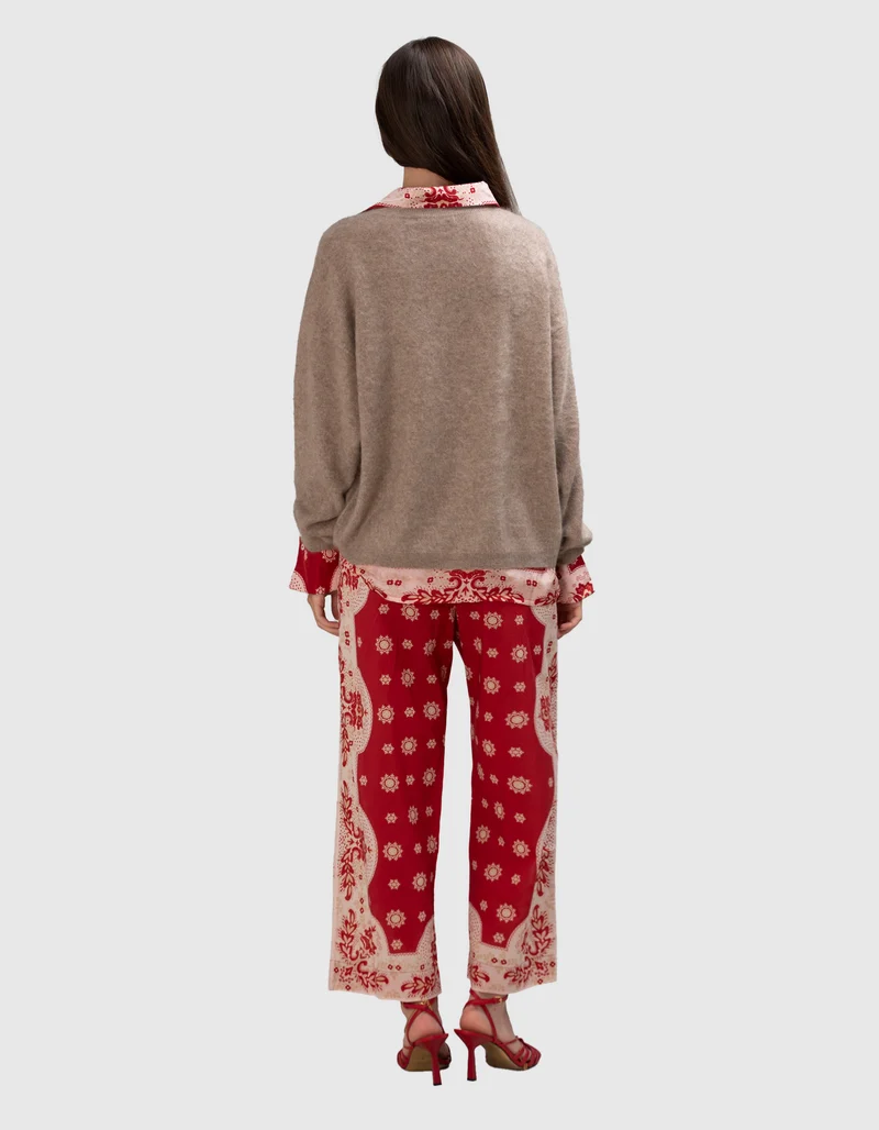 Oversize Fuzzy Kaschmir-Pullover Alexandria