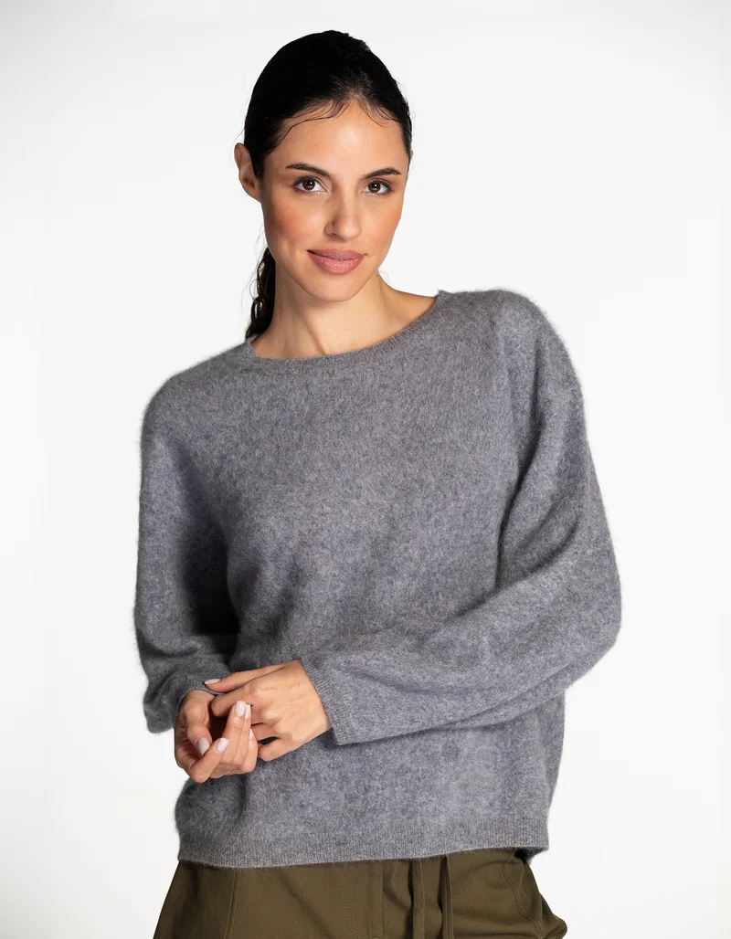 Oversize Fuzzy Kaschmir-Pullover Alexandria