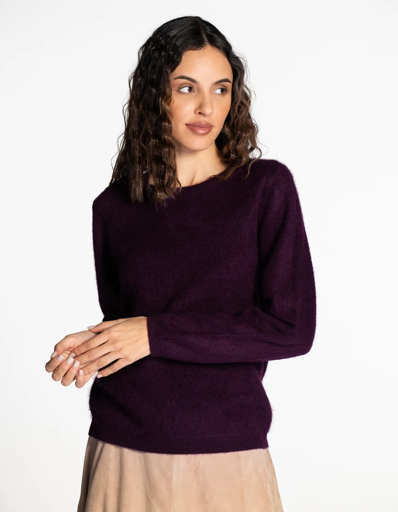 Fuzzy Kaschmir-Pullover Kairo