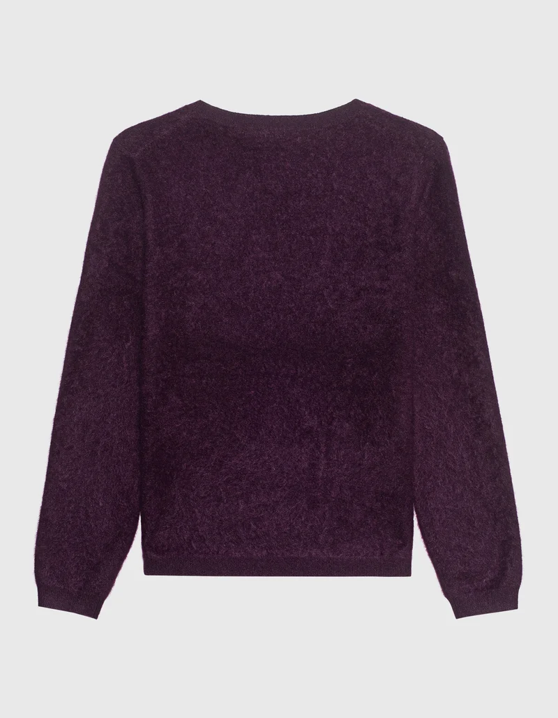 Fuzzy Kaschmir-Pullover Kairo