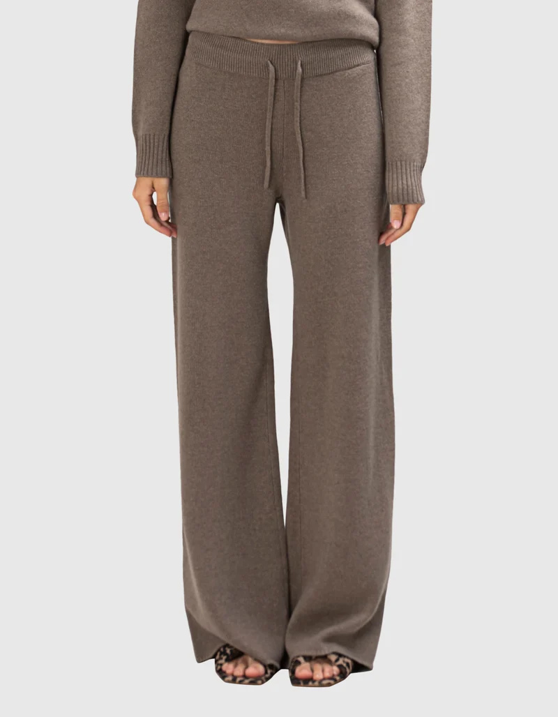 Wide-Leg Kaschmir-Hose