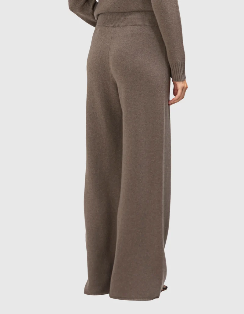 Wide-Leg Kaschmir-Hose