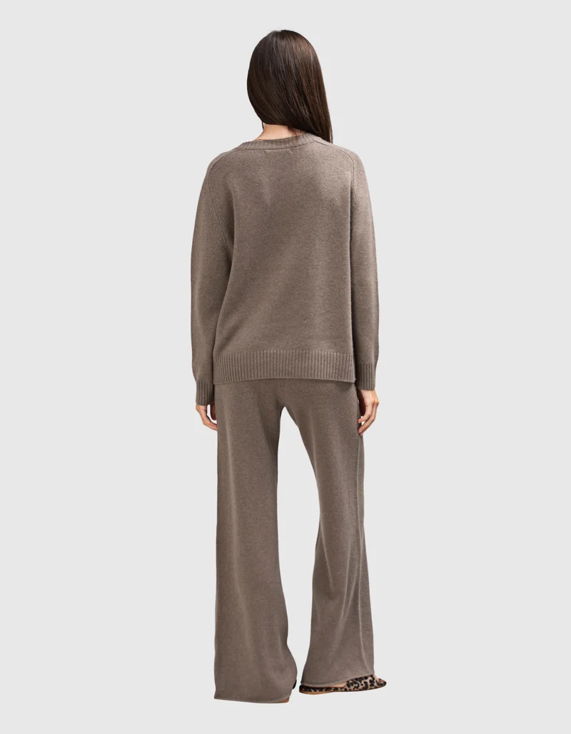Wide-Leg Kaschmir-Hose
