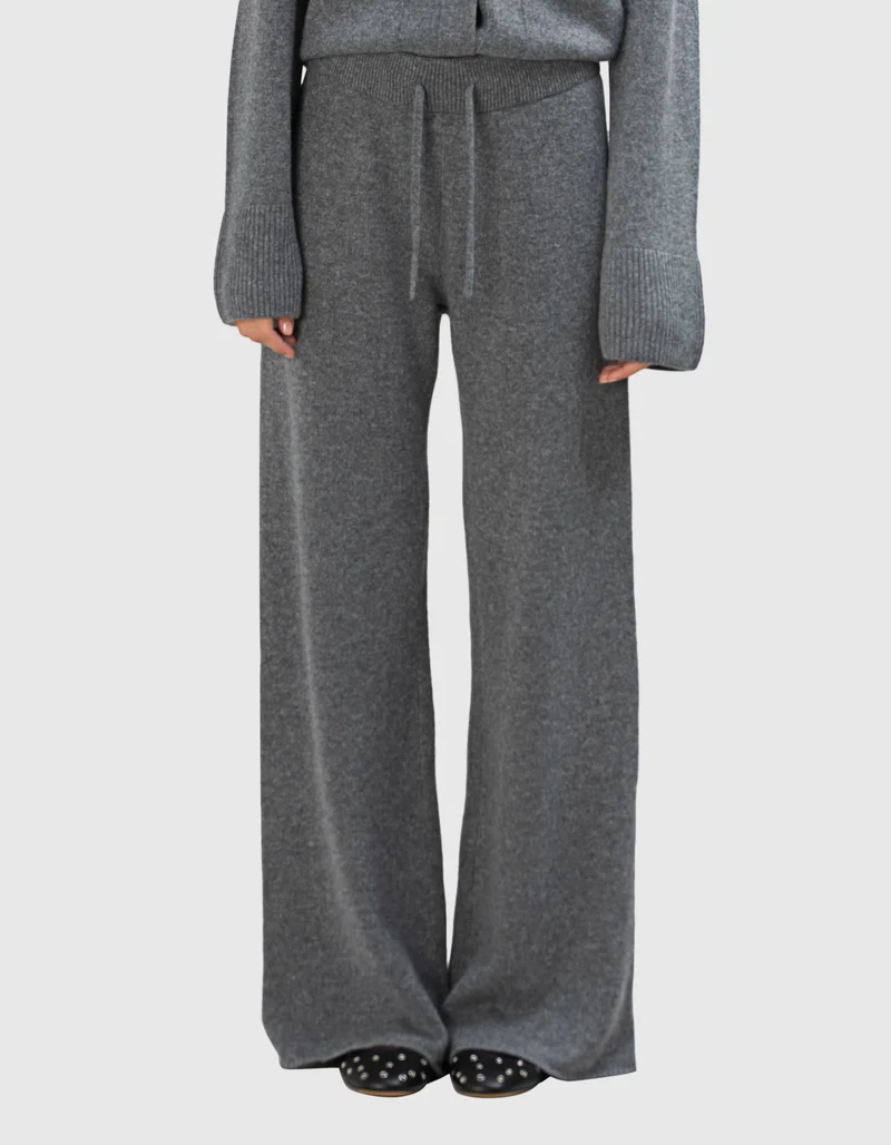 Wide-Leg Kaschmir-Hose