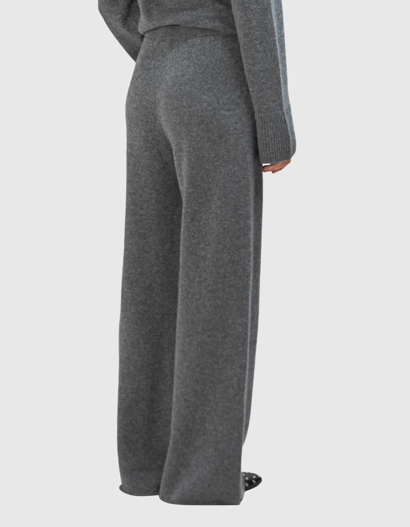 Wide-Leg Kaschmir-Hose