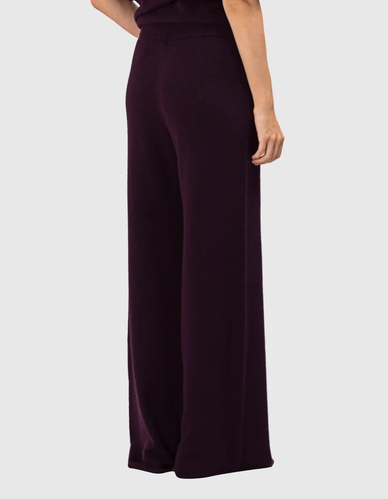 Wide-Leg Kaschmir-Hose