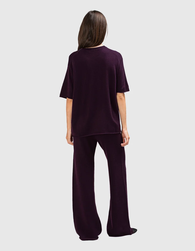 Wide-Leg Kaschmir-Hose