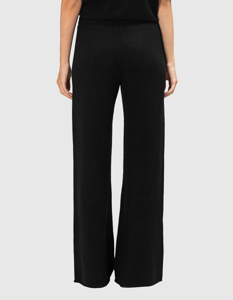 Wide-Leg Kaschmir-Hose