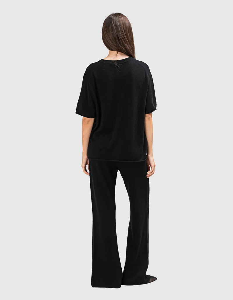 Wide-Leg Kaschmir-Hose
