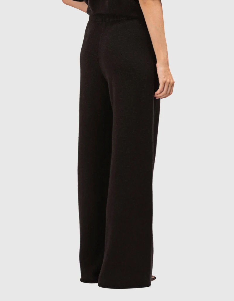 Wide-Leg Kaschmir-Hose