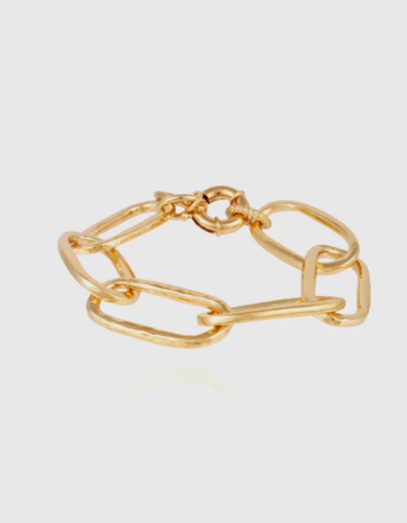 Vergoldetes Gliederarmband