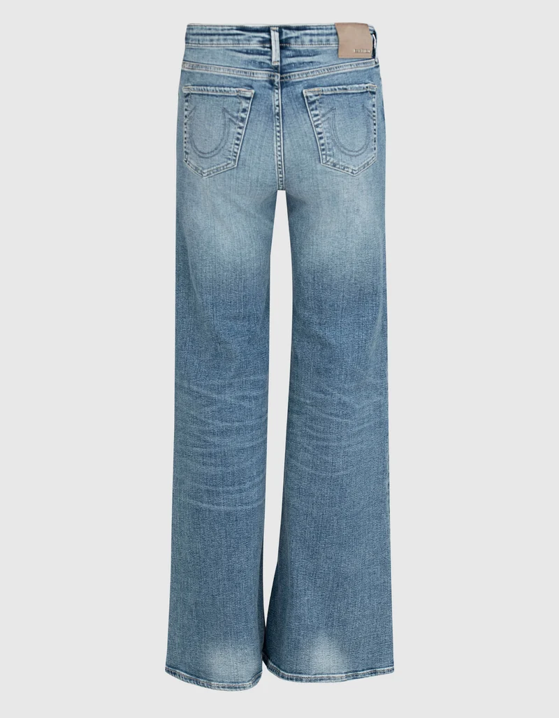Washed-Out Flared-Leg Jeans Mija