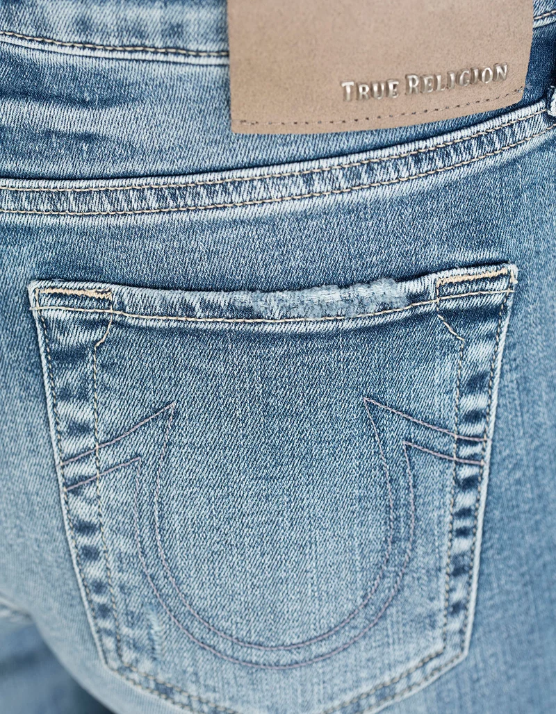 Washed-Out Flared-Leg Jeans Mija