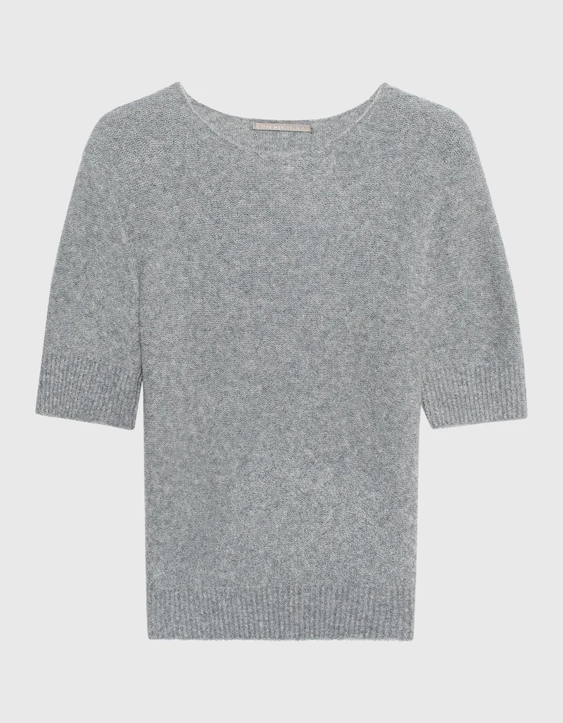 Kurzarm-Kaschmir-Mix Pullover München