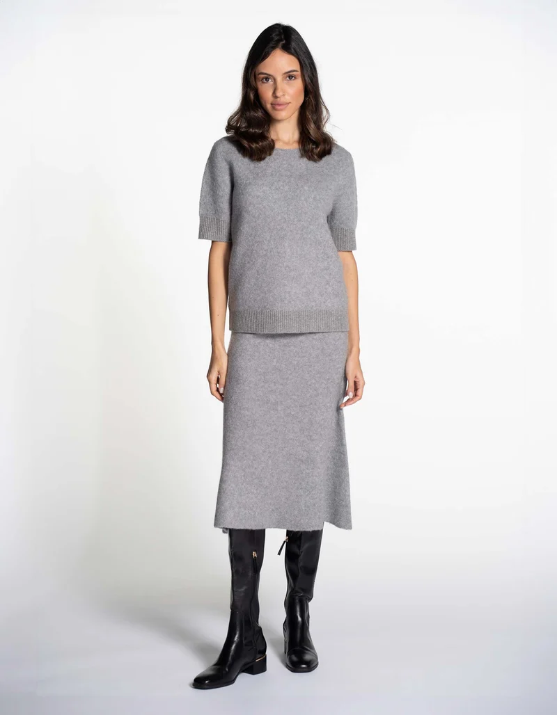 Kurzarm-Kaschmir-Mix Pullover München